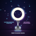 ZENIKO 5" Bi-Color CRI95 Dimmable Ring Light with Magnetic Stand