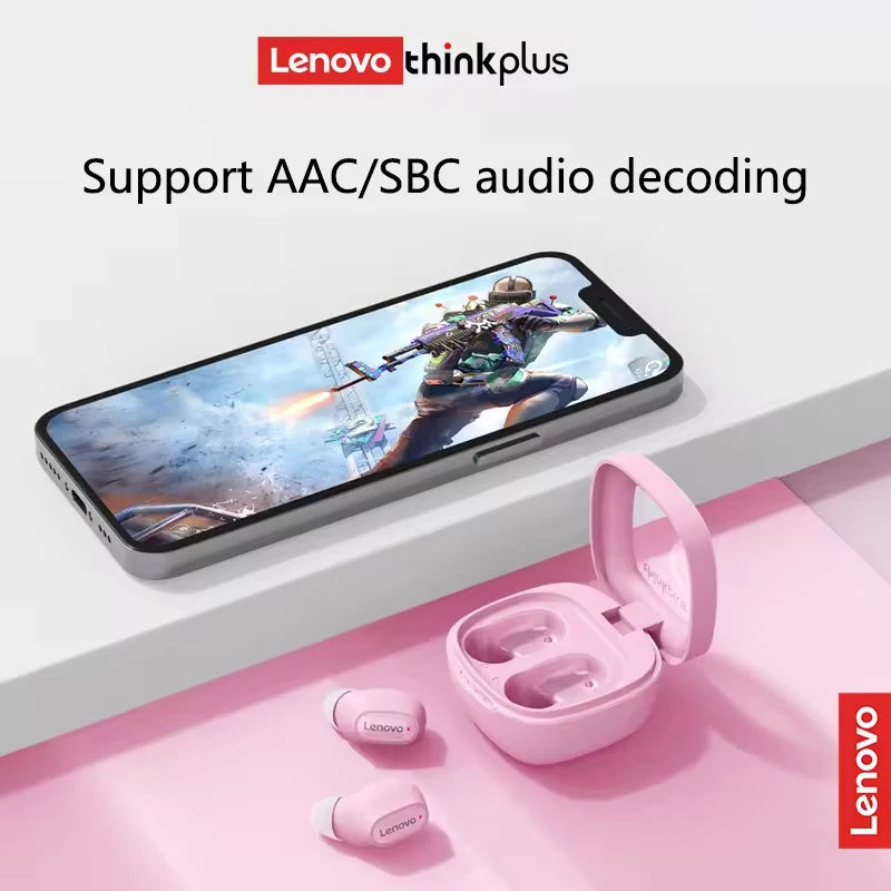 Lenovo XT62 Bluetooth 5.3 Earphones Wireless HiFi Sport Noise Reduction Headset with Mic Touch Control TWS Original Earbuds New