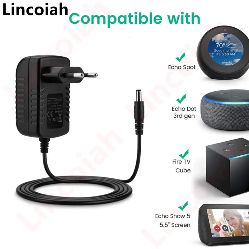 Power Adapter for Echo Dot & Echo Show