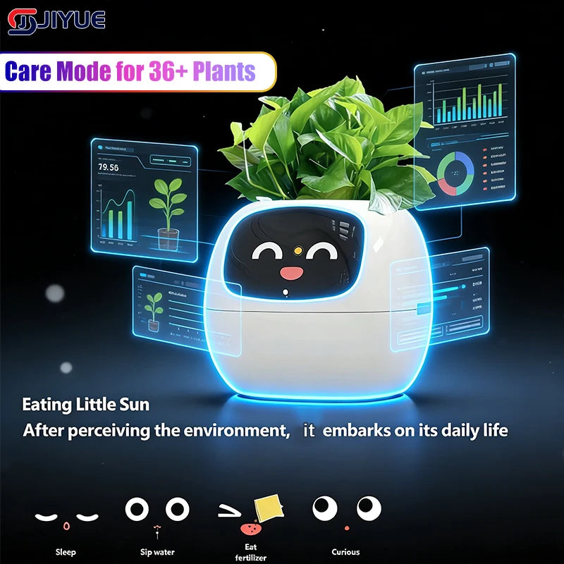 AI Smart Planter with 49 Expressions