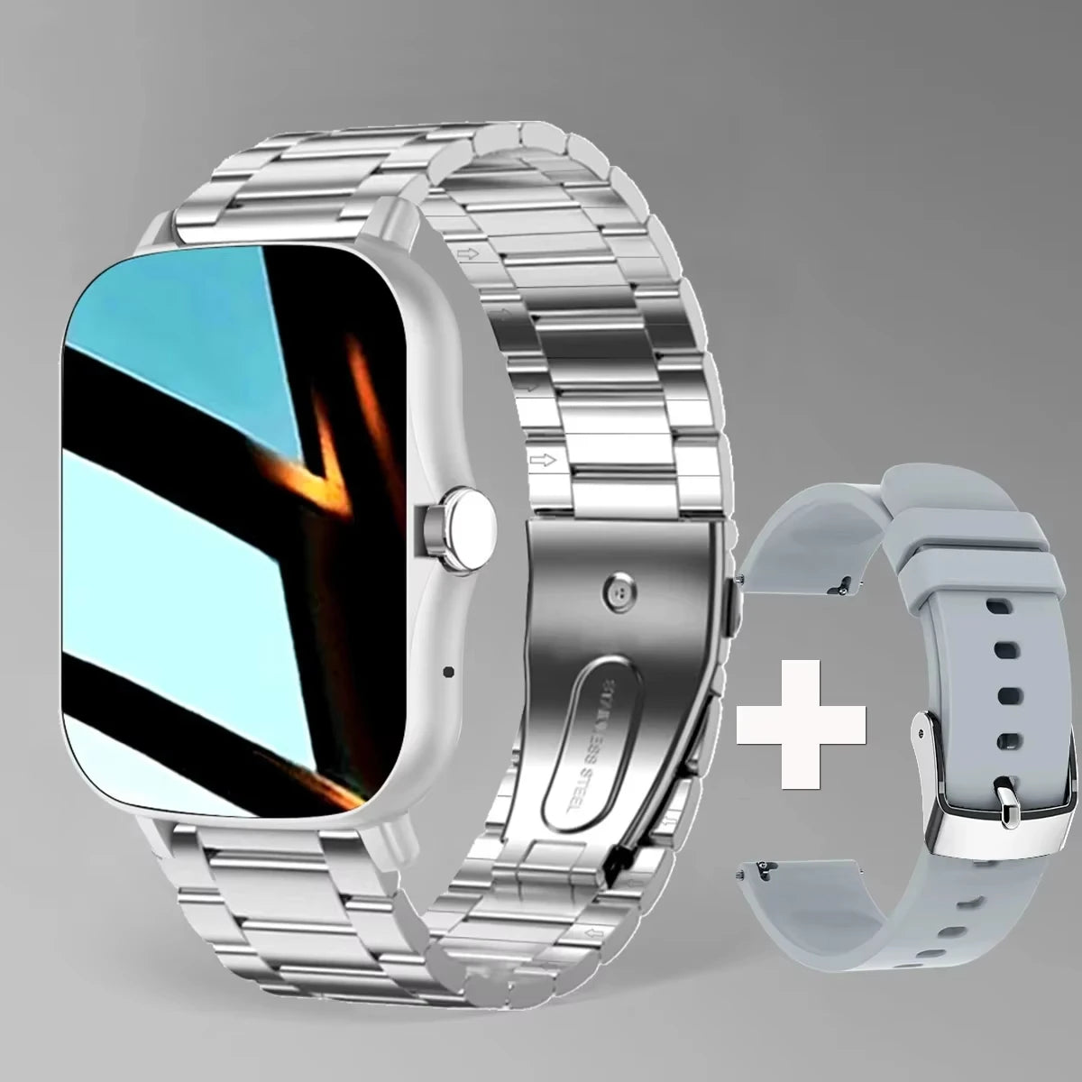 LAXASFIT Full Touch Smartwatch with Bluetooth Calling