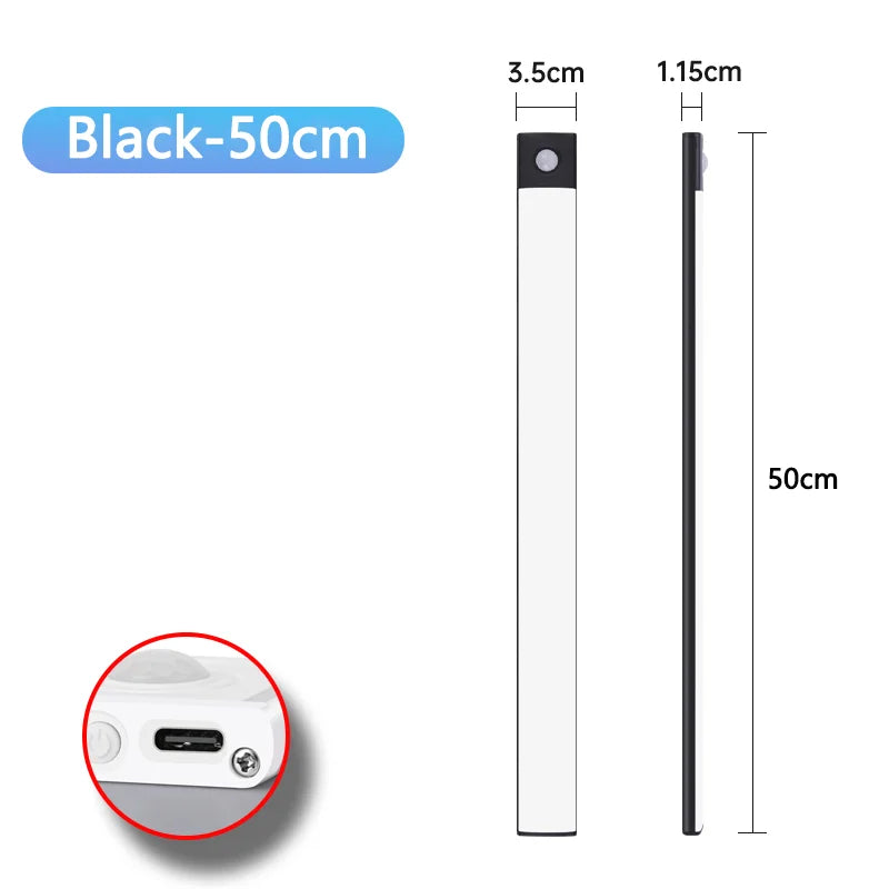 3-Color Motion Sensor Cabinet Light – 10 to 50cm