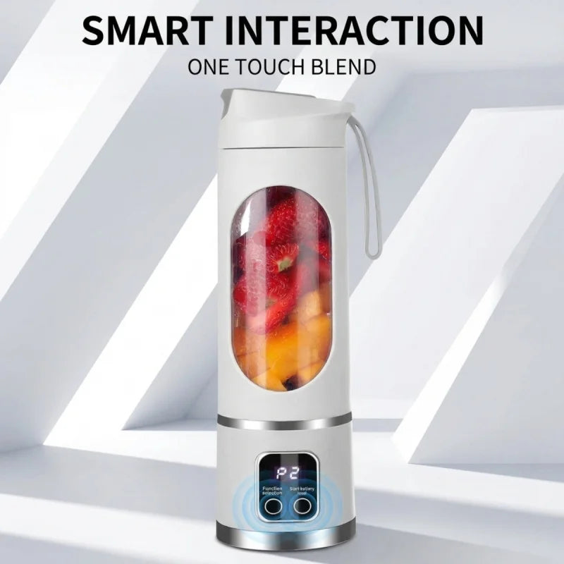 Mini Blender with Digital Display – 12 Blades