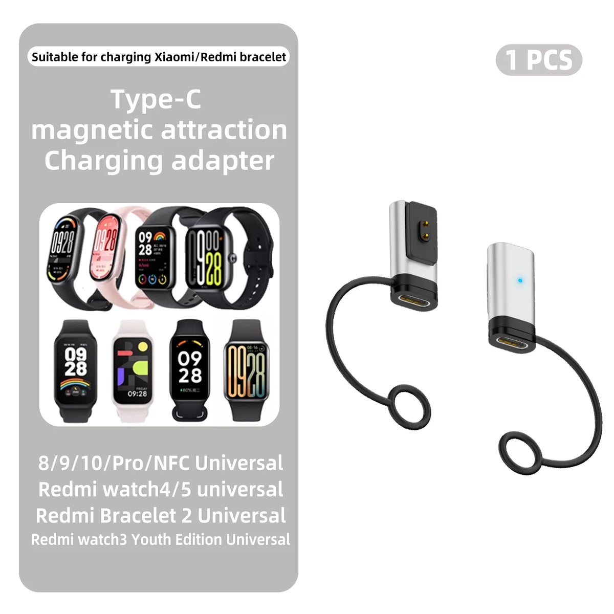 Type-C Charging Adapter for Xiaomi Band & Redmi Watch