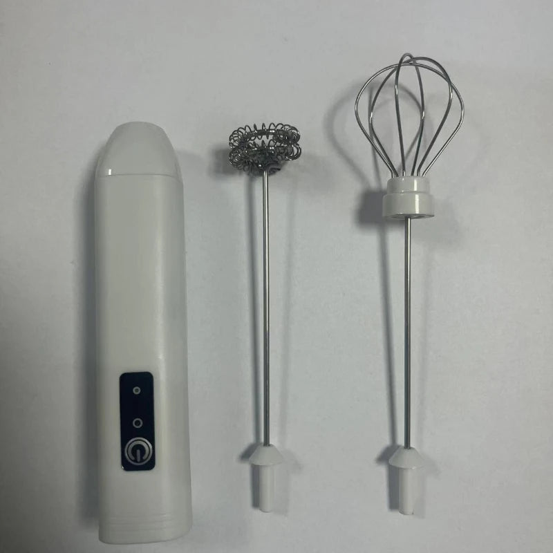 2-in-1 Rechargeable Milk Frother & Mini Whisk