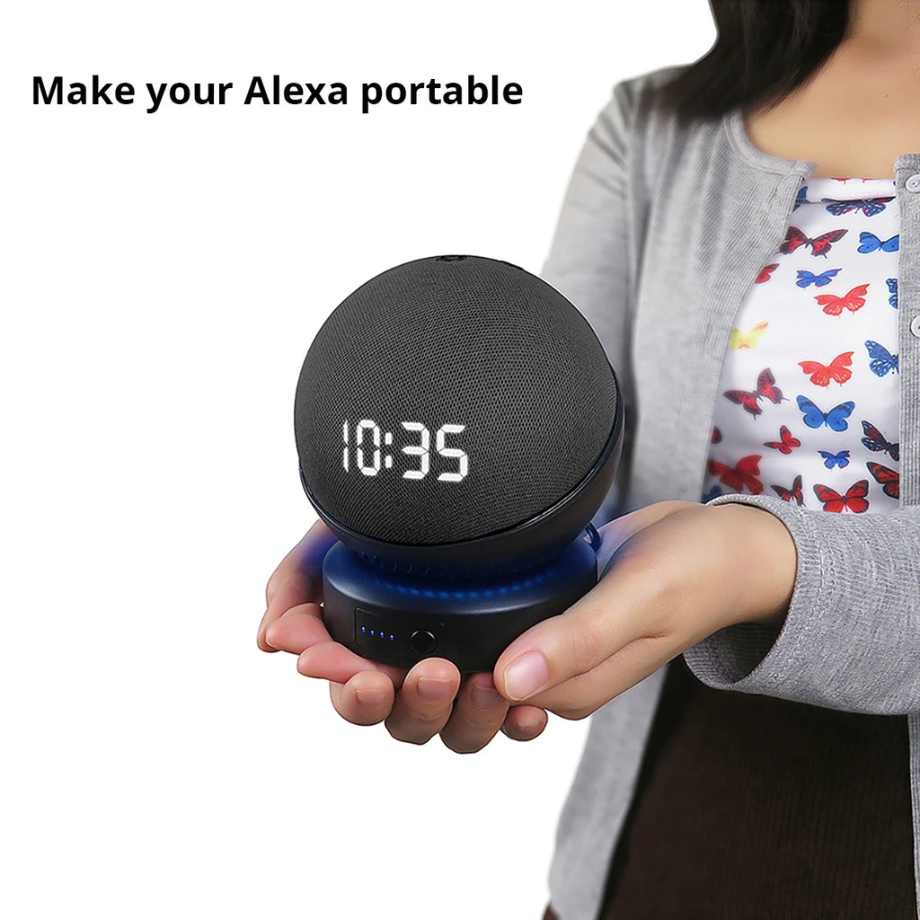 5200mAh Battery Base for Echo Dot 4th & 5th Gen