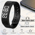 LED Vibrating Alarm Watch with Pedometer