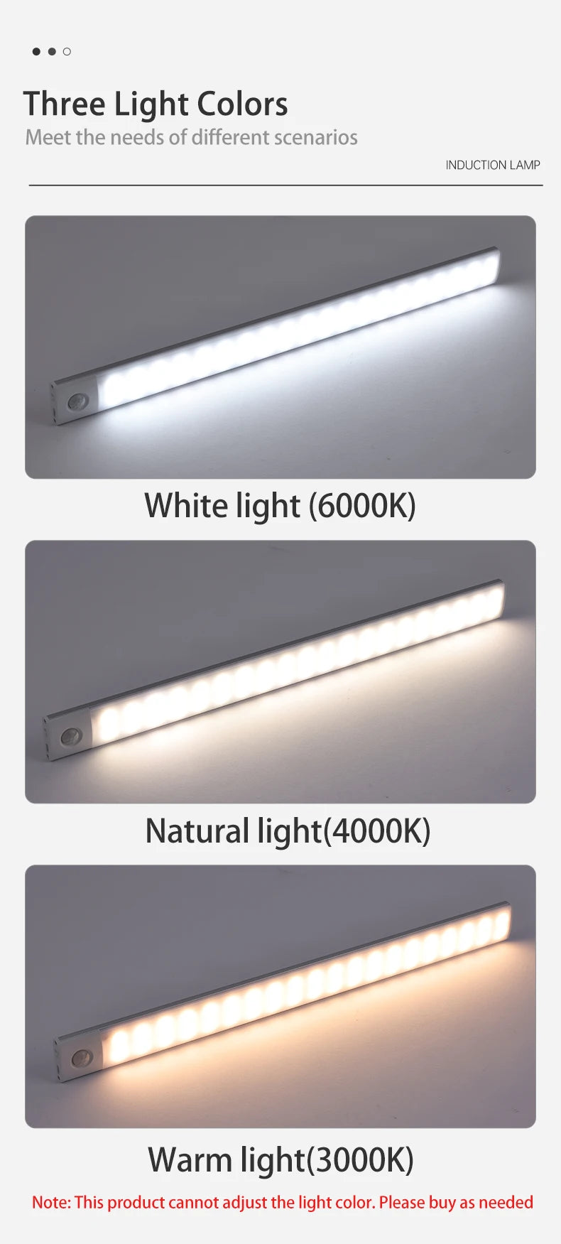 Motion Sensor LED Cabinet Light – Ultra Thin