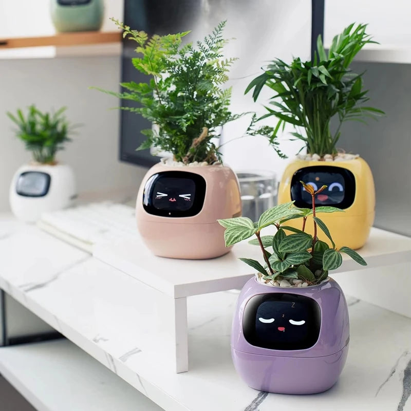 AI Smart Planter with 49 Expressions