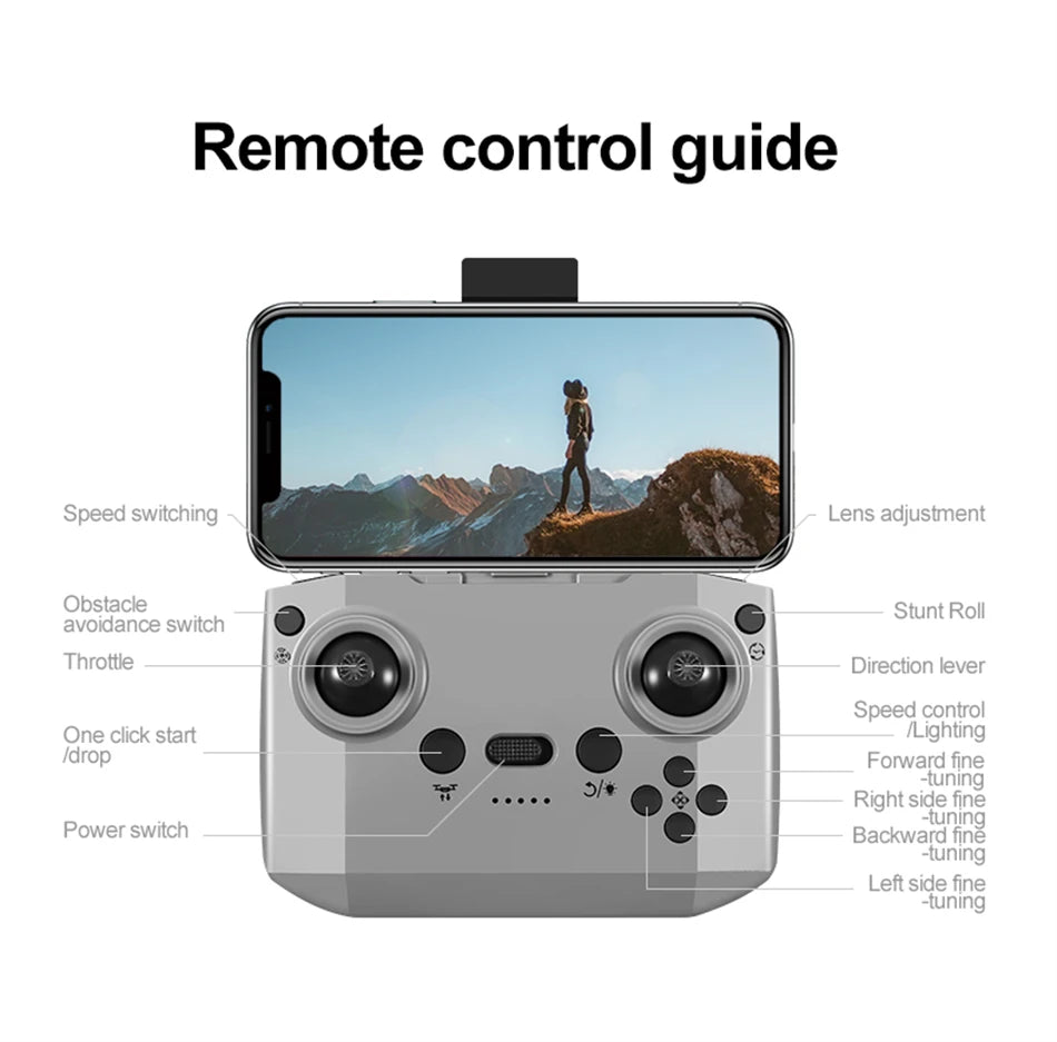 GT3 Mini Drone with 8K Dual Camera
