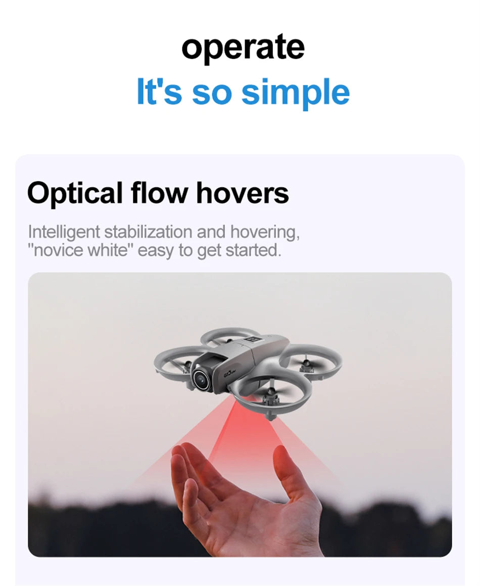 GT3 Mini Drone with 8K Dual Camera