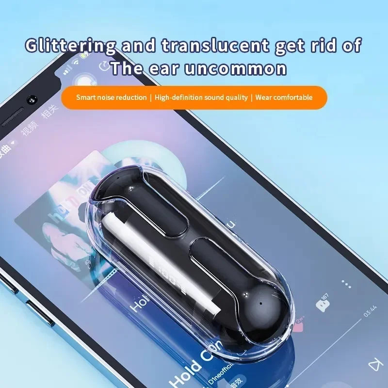 TWS Wireless TWS Bluetooth Earphone with LED Display Touch Noise Canceling Earbuds Sports Music Game Headset Waterproof