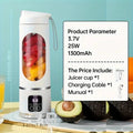 USB Mini Blender – Stainless Steel Blades