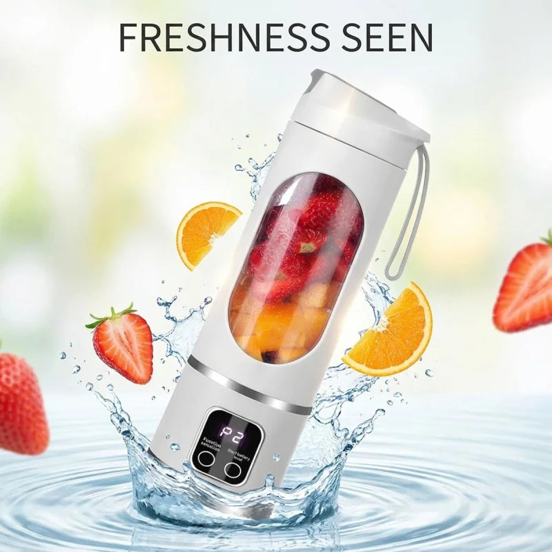 Mini Blender with Digital Display – 12 Blades