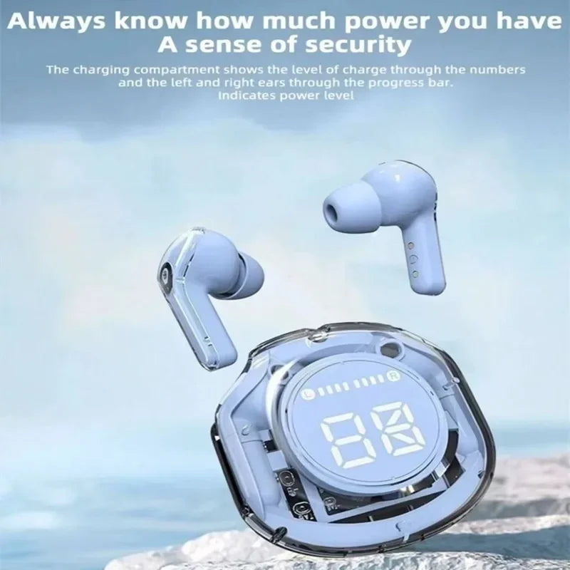 Wireless Mini Earbuds LED Power Digital Display TWS Headset Stereo Sound Bluetooth-compatible 5.3 For All Smartphones