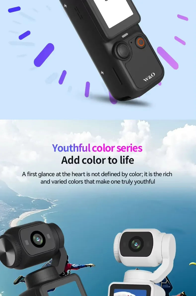 5K Vlog Camcorder with Image Stabilization