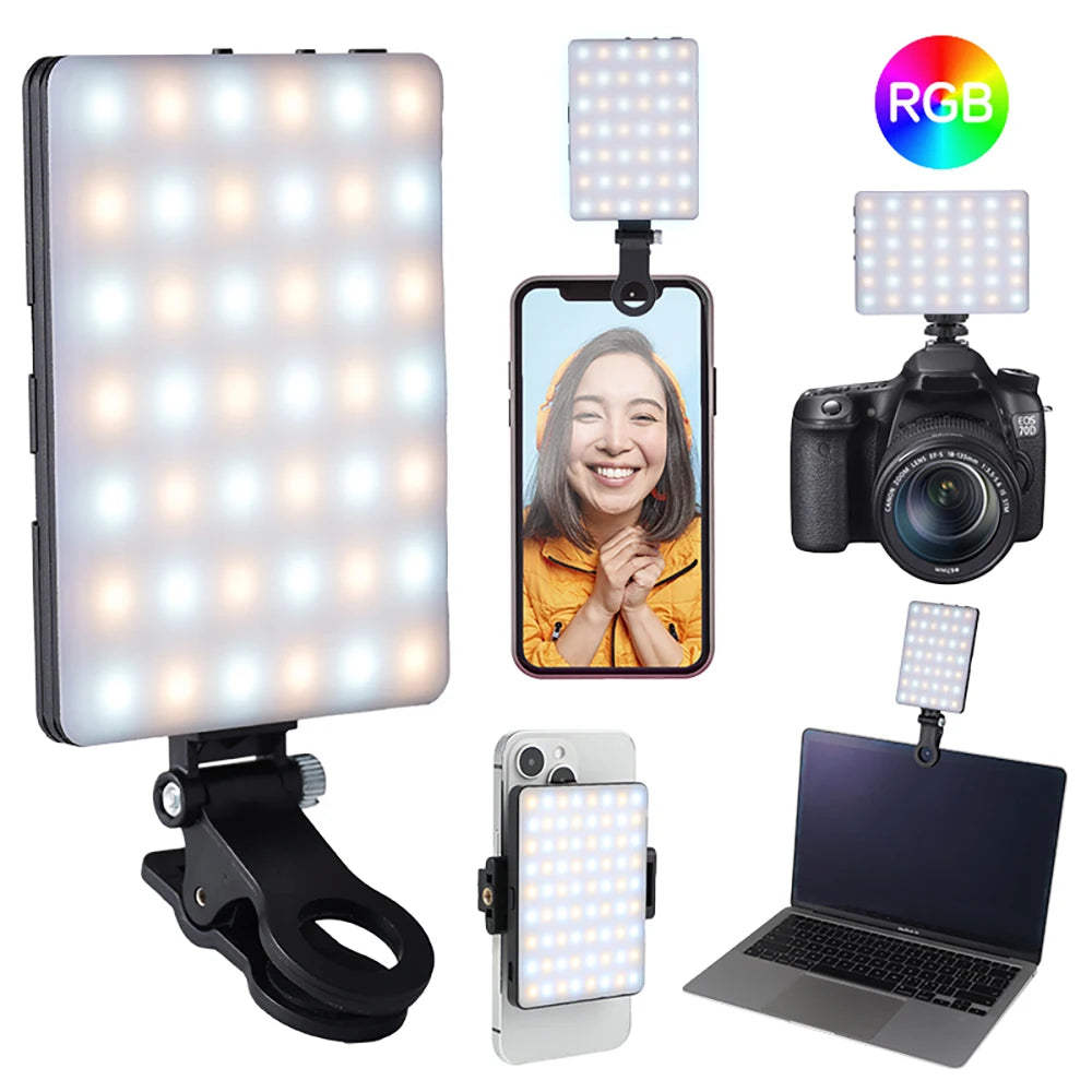 Mini Pocket LED Fill Light – RGB Option