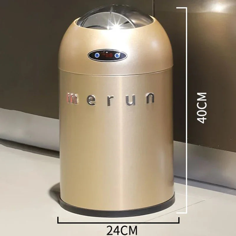 Stainless Steel Smart Sensor Trash Can