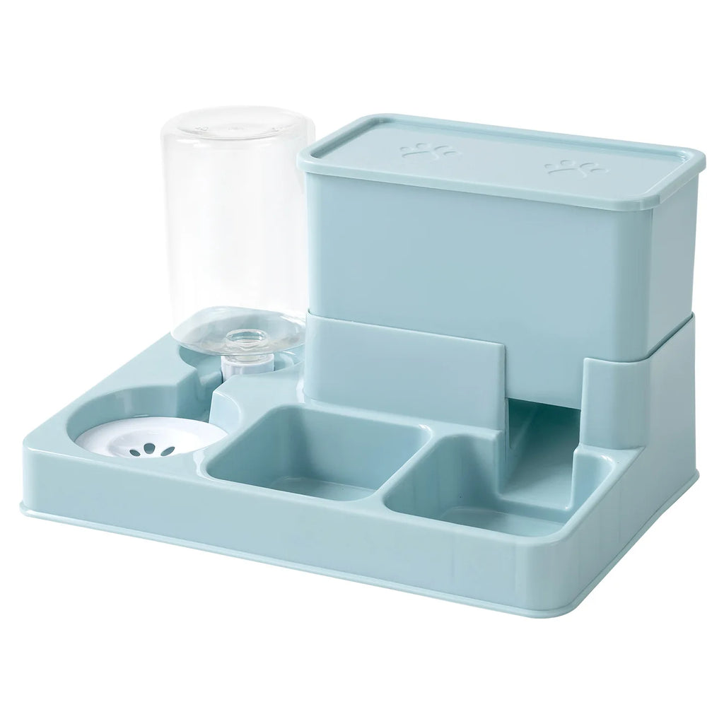 2-in-1 Automatic Pet Feeder & Water Fountain