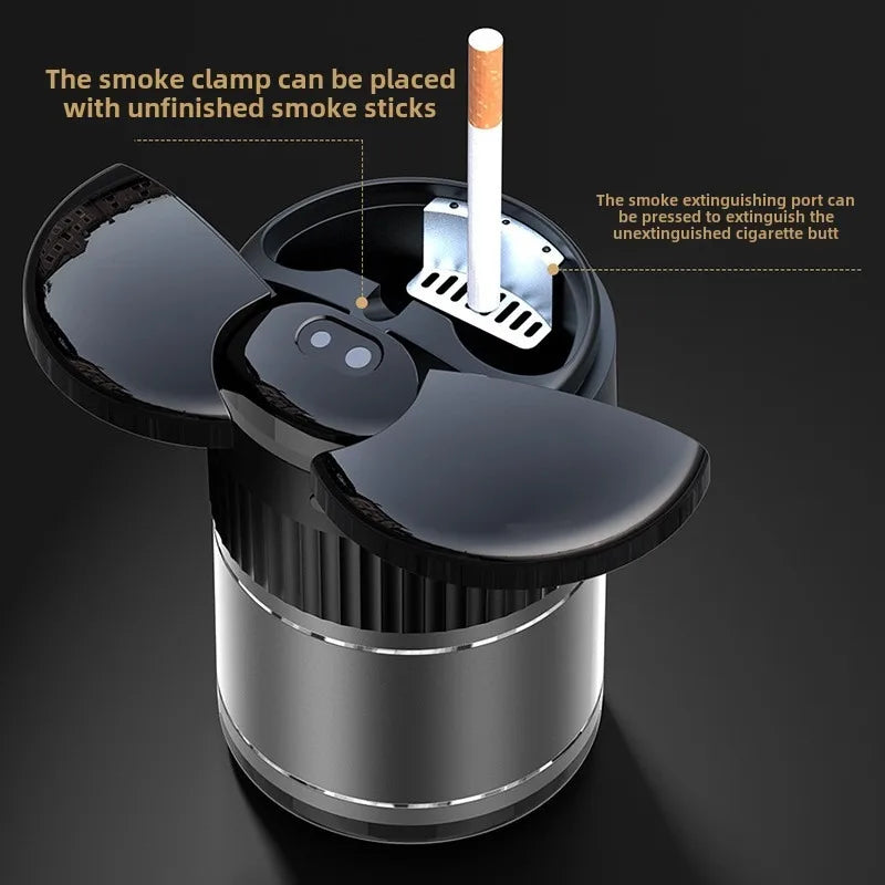 Smart Car Ashtray with Auto Open & Close