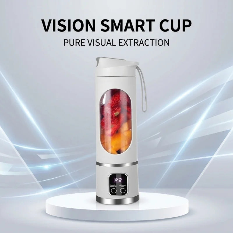 Mini Blender with Digital Display – 12 Blades