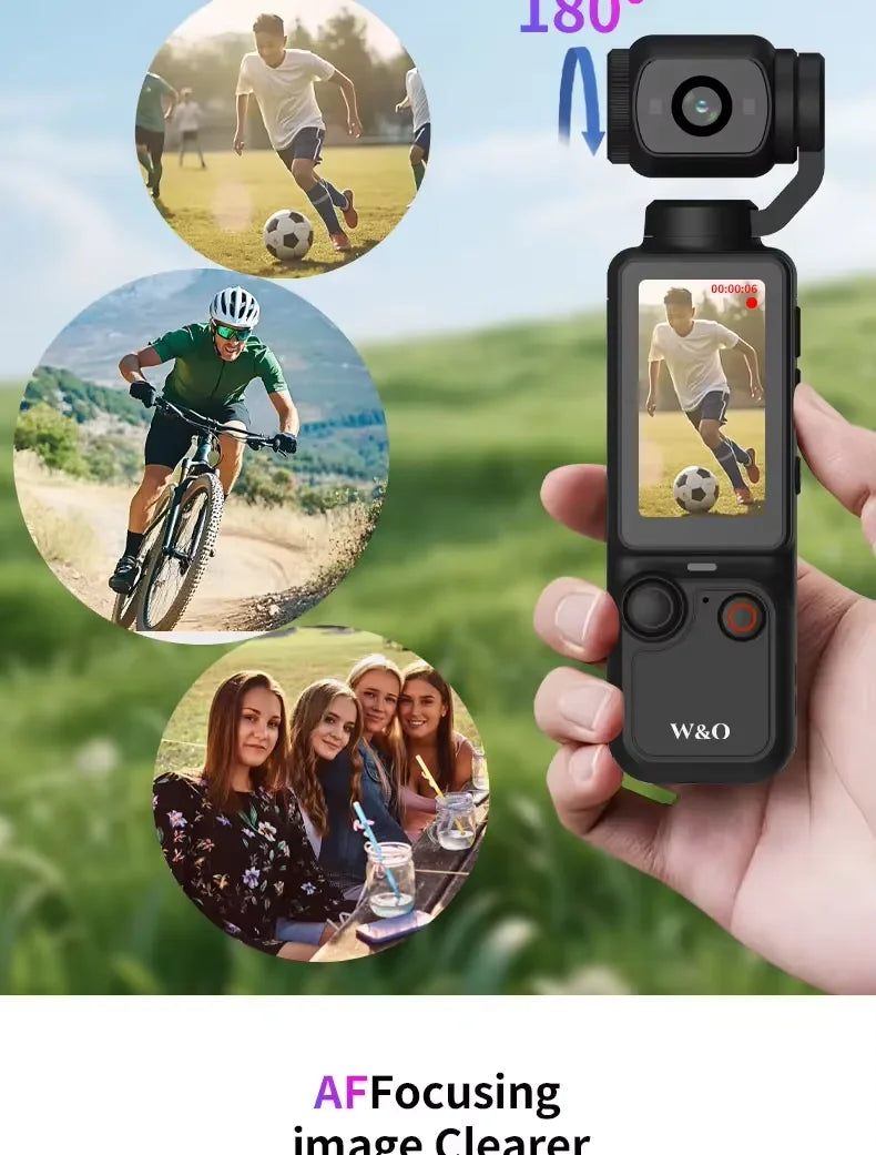 5K Vlog Camcorder with Image Stabilization