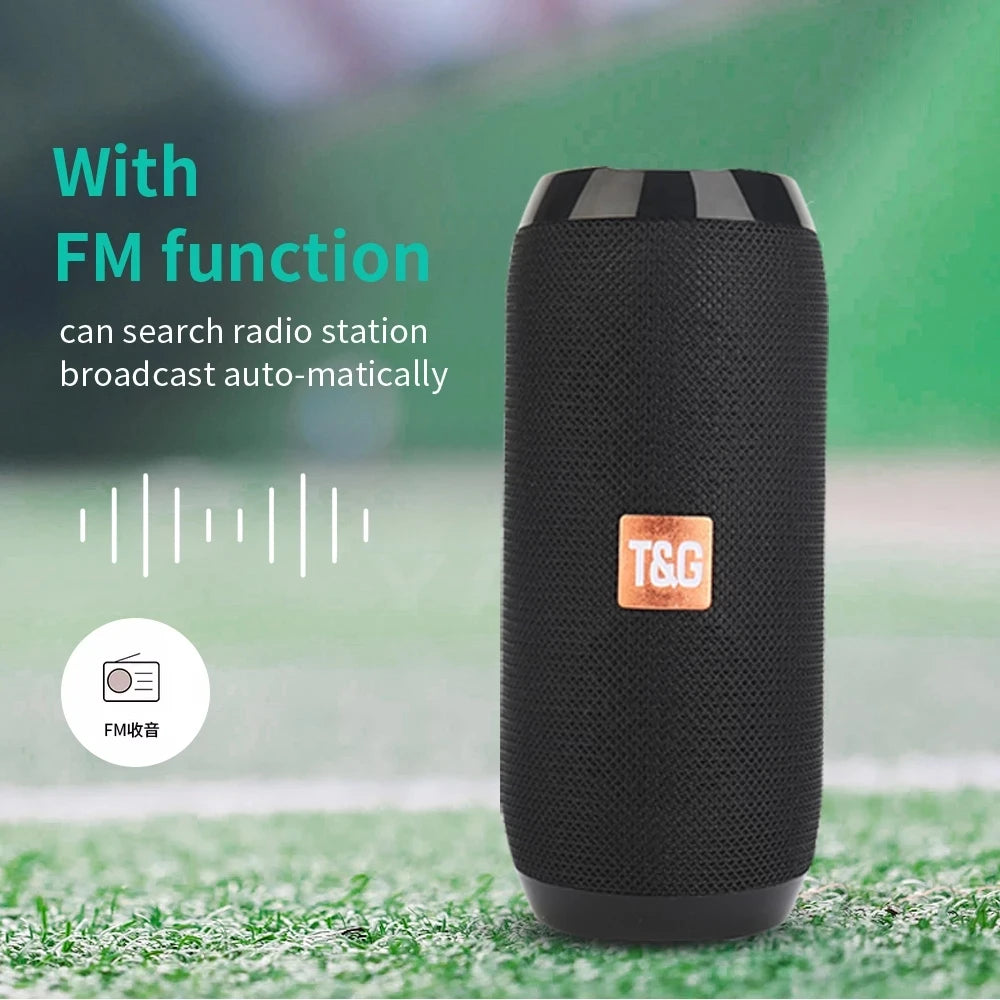 Portable Wireless Bluetooth Speaker with FM Radio