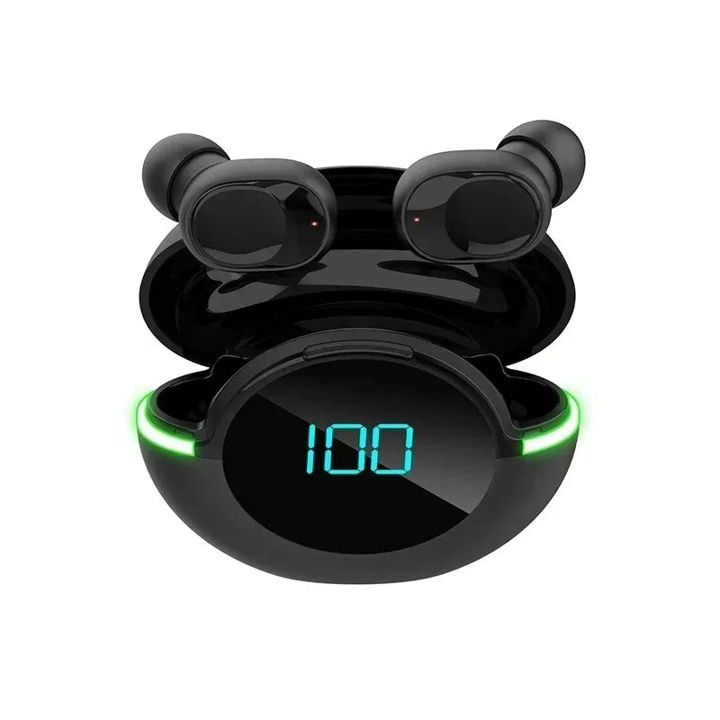 Wireless TWS In-Ear Bluetooth 5.3 Earbuds Sports Headphones with Waterproof Noise Reduction Digital Display Gaming Earphones