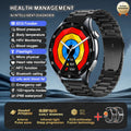 2025 New NFC+ECG+PPG Health Smart Watch BMI Fat Heart Rate Blood Pressure Watch 380mAh BT Call IP68 Waterproof Sports Bracelet