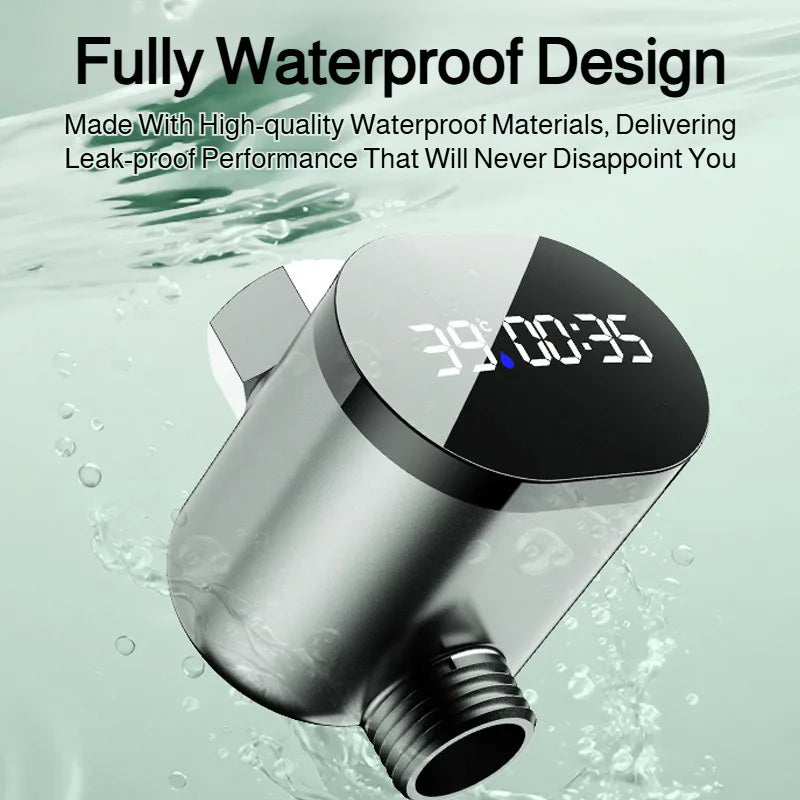 Smart Shower Head With Temperature Display Bath Thermometer Real Time Monitor Safe Anti Scald Water Saving Shower Accessories