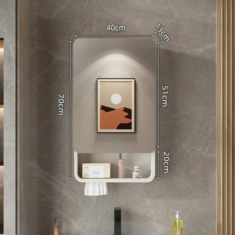 Smart LED Bathroom Mirror Cabinet – Anti-Fog