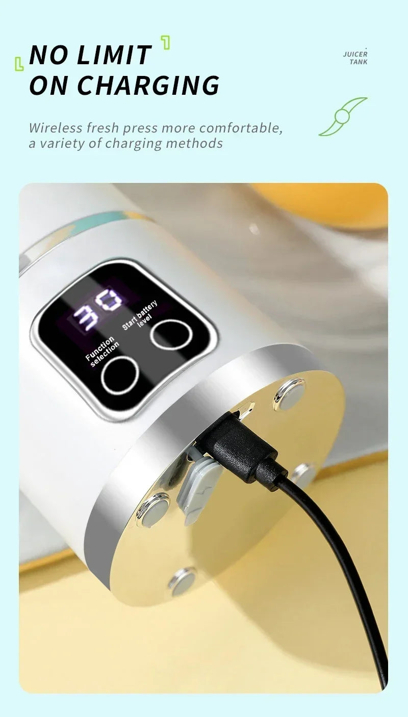 Portable Blender 450ml – 8 Blades