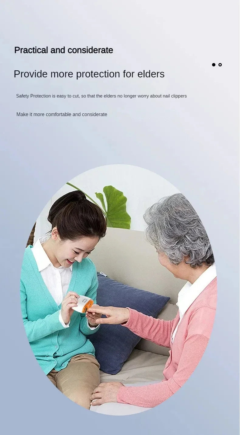 Smart Electric Nail Trimmer Automatic Polished Armor Trim Nail Clipper Smart Home Suitable for Children Nail Trimming