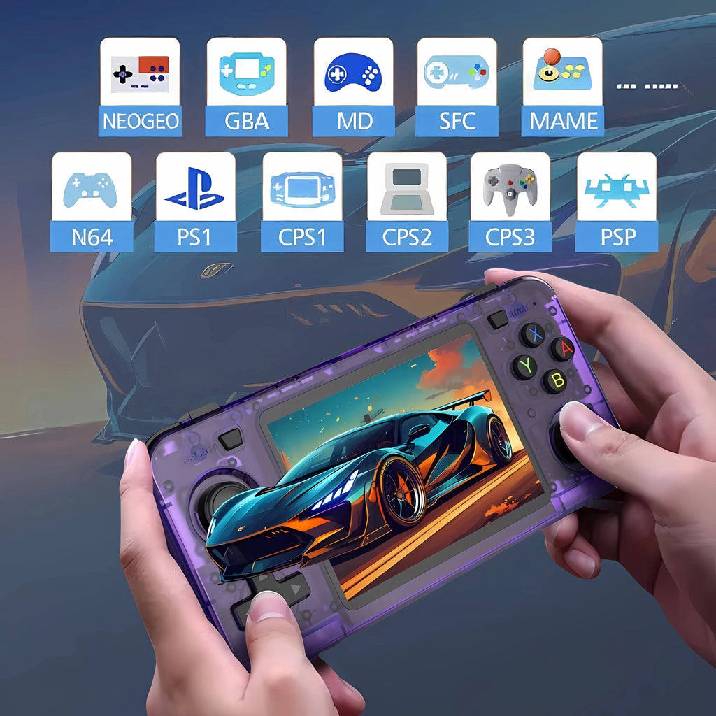 R36H Retro Handheld Game Console – 3.5" IPS