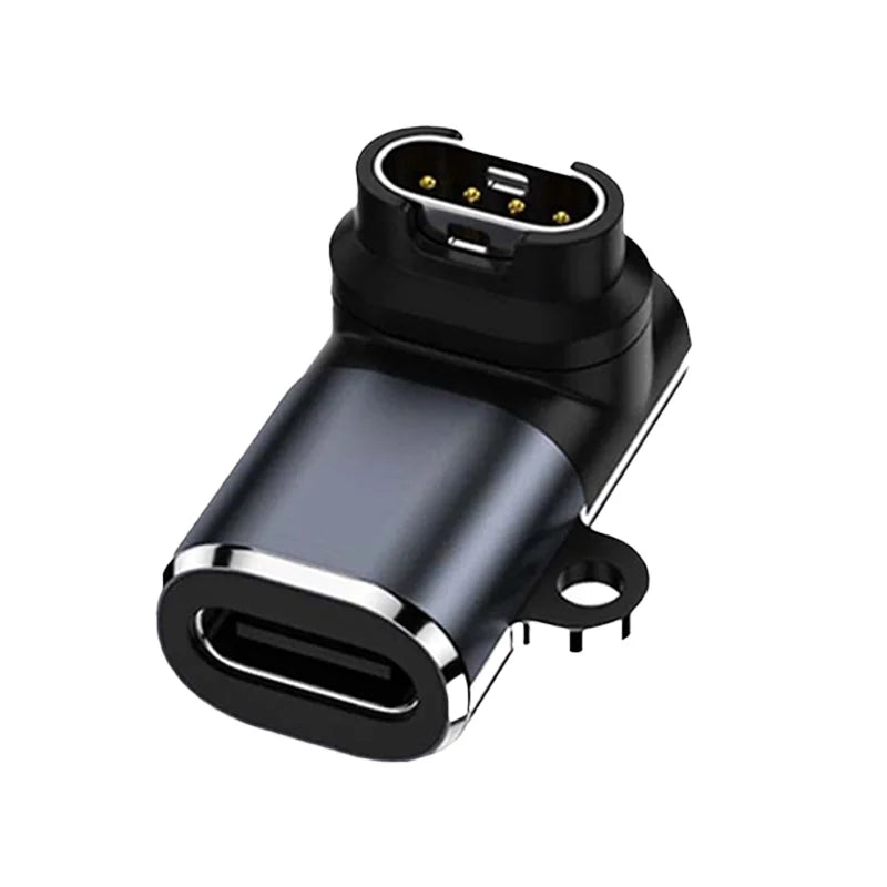 Type C to 4pin Charger Adapter Connector for Garmin Fenix 7/6/5/6X/5X/ Venu 2 Plus Watch Charging Converter