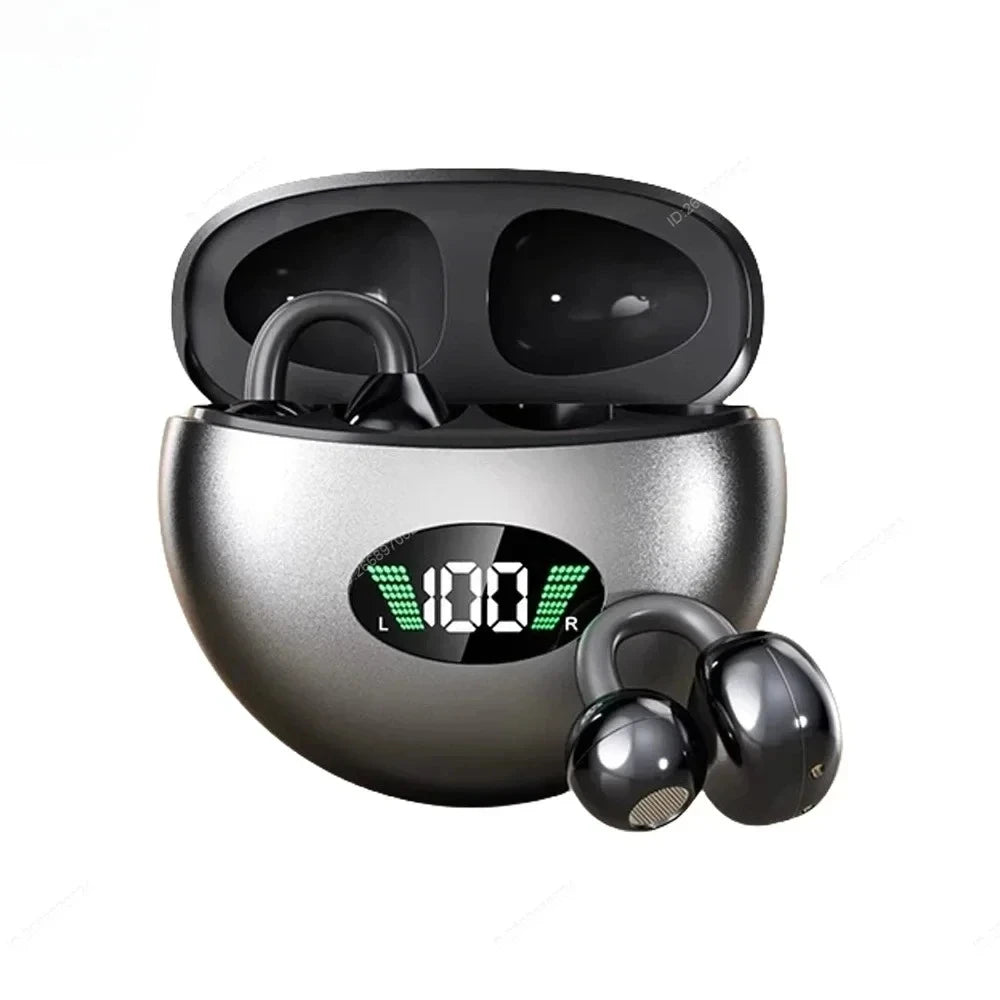 Clip-On Open-Ear Wireless Earbuds