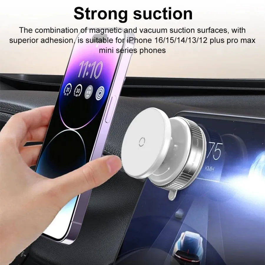 MagSafe Vacuum Suction Car Phone Mount