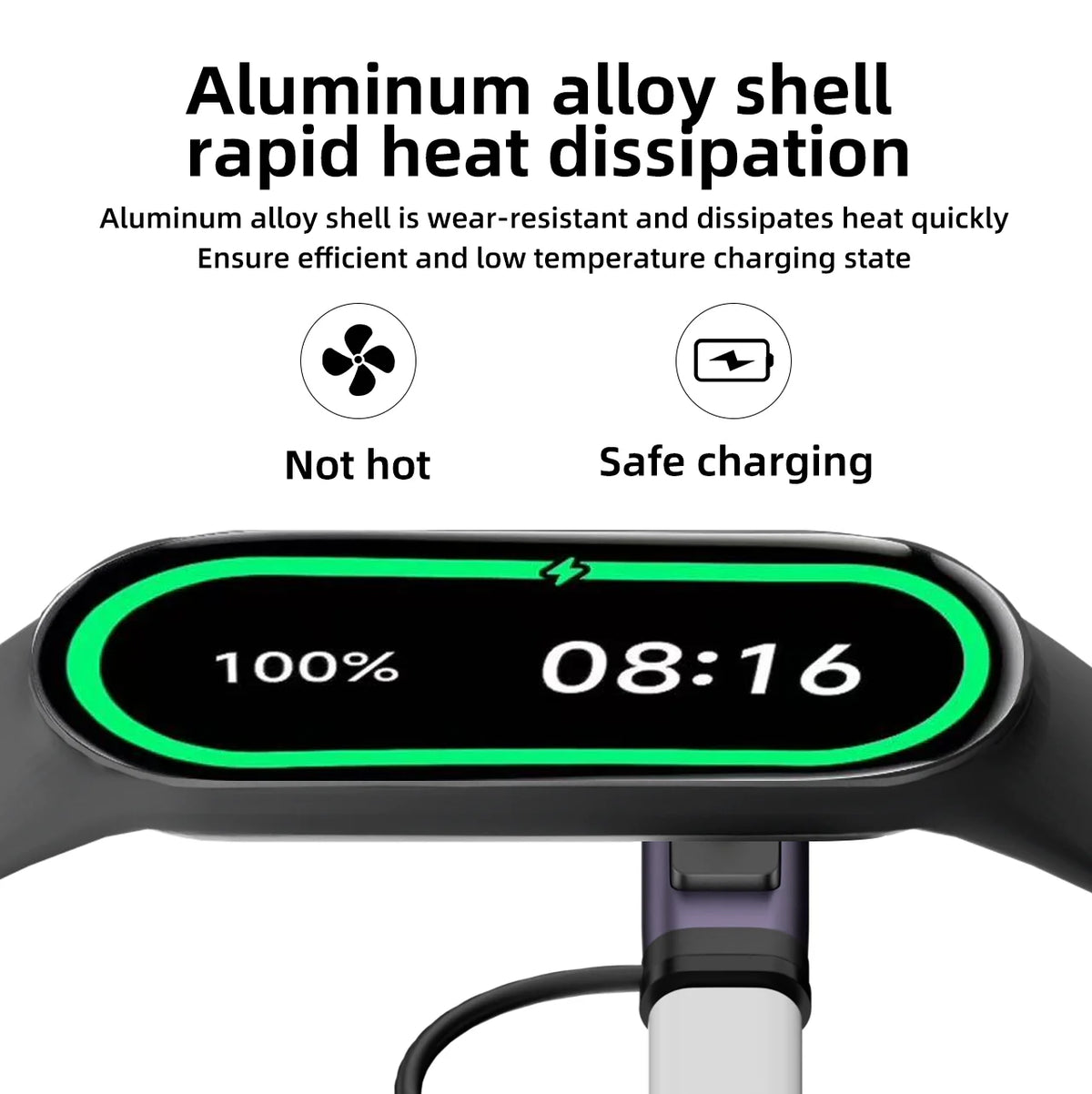 Type C Charging Adapter for Xiaomi Band 10/9/8 Redmi Watch 5/4 Portable USB C Charging Converter Plug