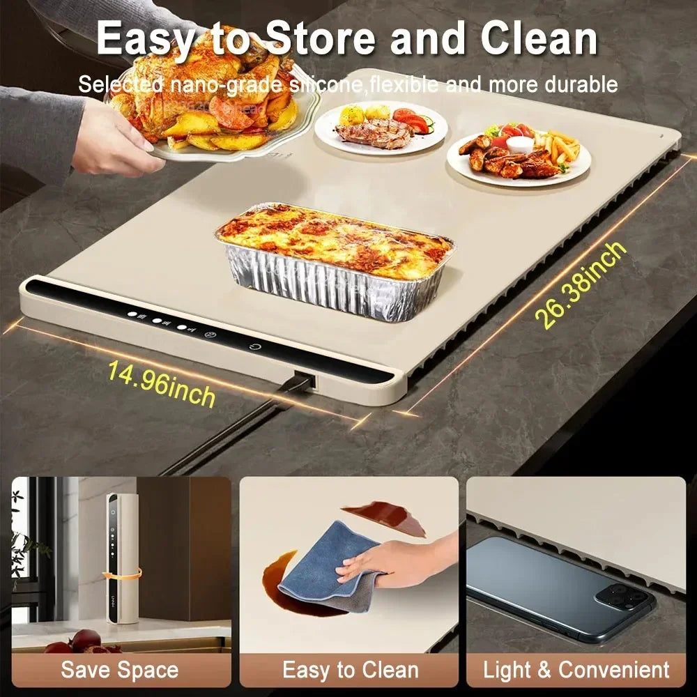 Foldable Electric Food Warming Tray – 43cm / 67cm