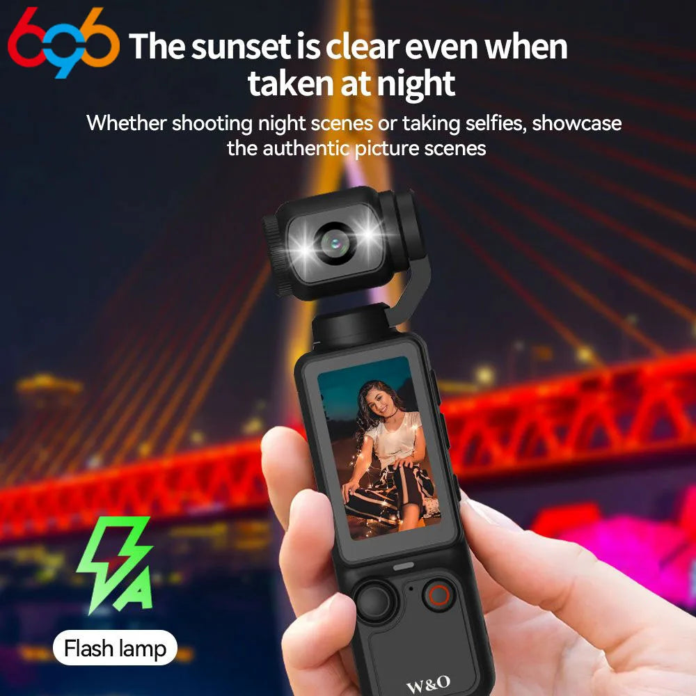 1080P Sports Camera with 180° Rotating Lens