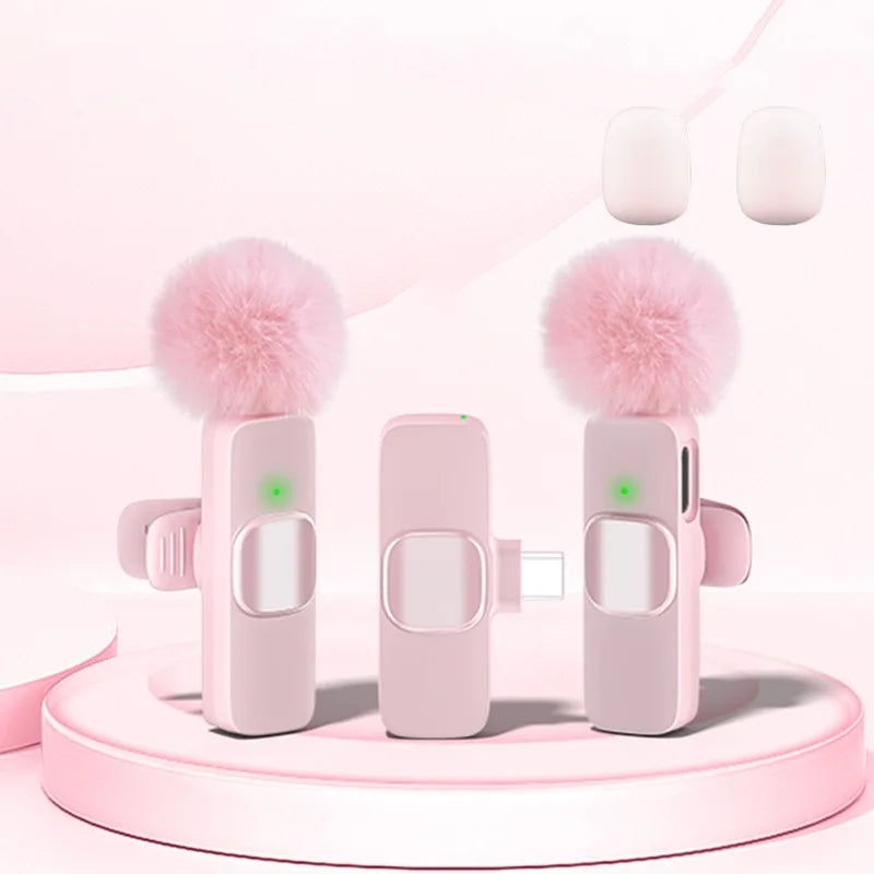 Mini Wireless Lapel Microphone for iPhone, iPad & Android