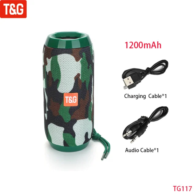 Portable Wireless Bluetooth Speaker with FM Radio