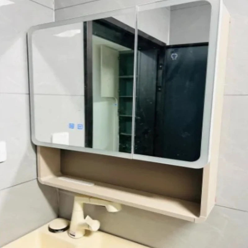 Smart LED Bathroom Mirror Cabinet – Anti-Fog