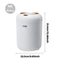 Smart Sensor Trash Can with Wooden Tripod Base – 10L