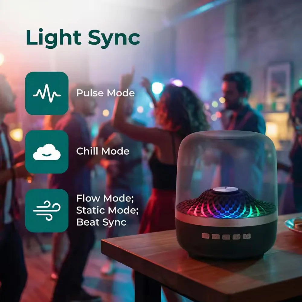 Transparent RGB Bluetooth Speaker