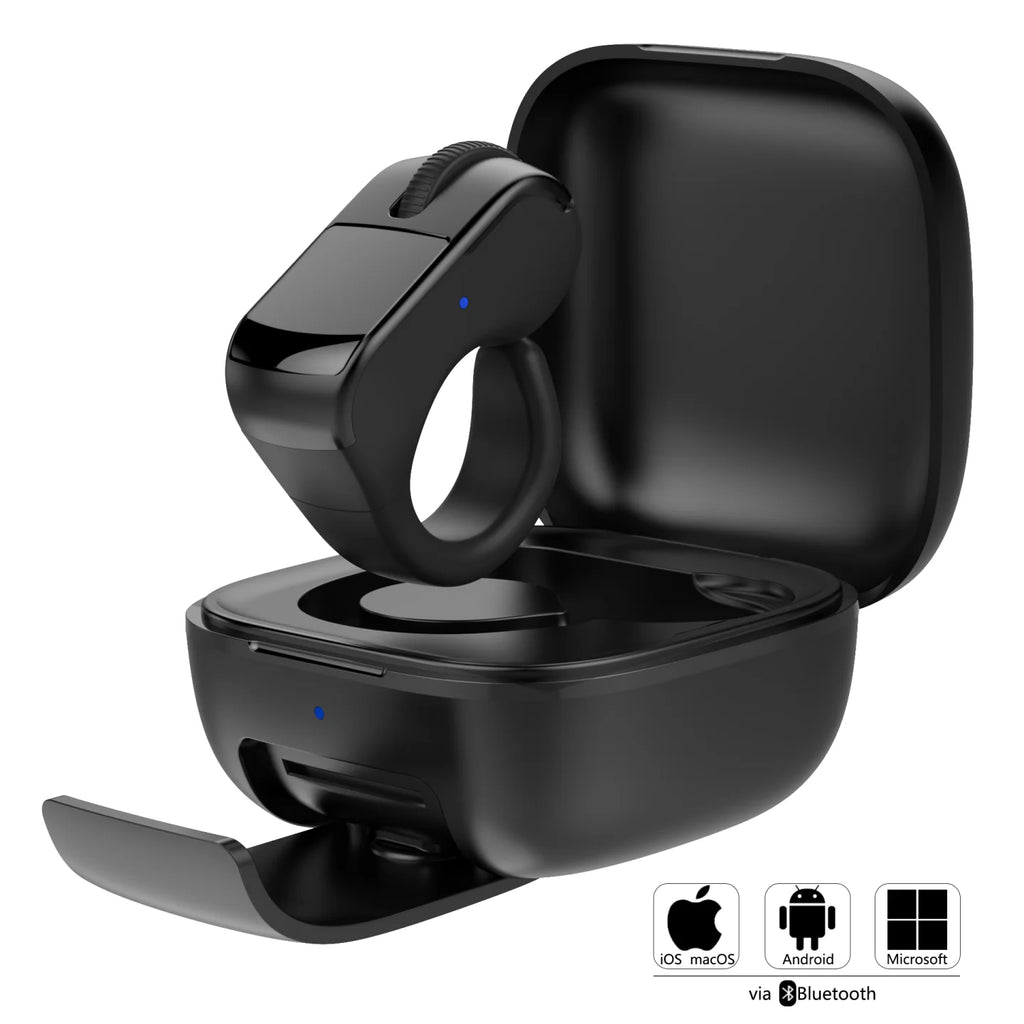 Bluetooth Smart Ring Controller for AI Glasses