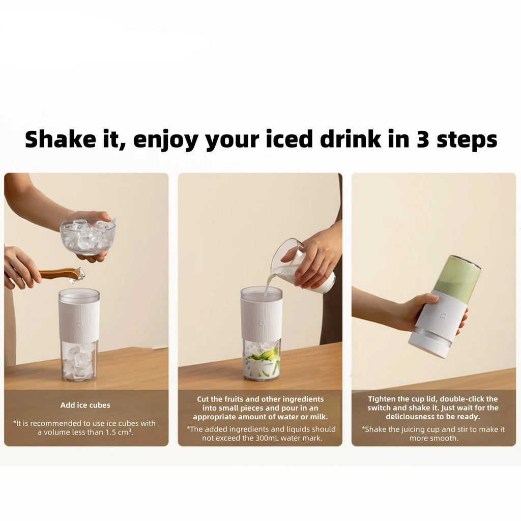MIJIA Portable Juicer 2 – 300ml Mini Blender