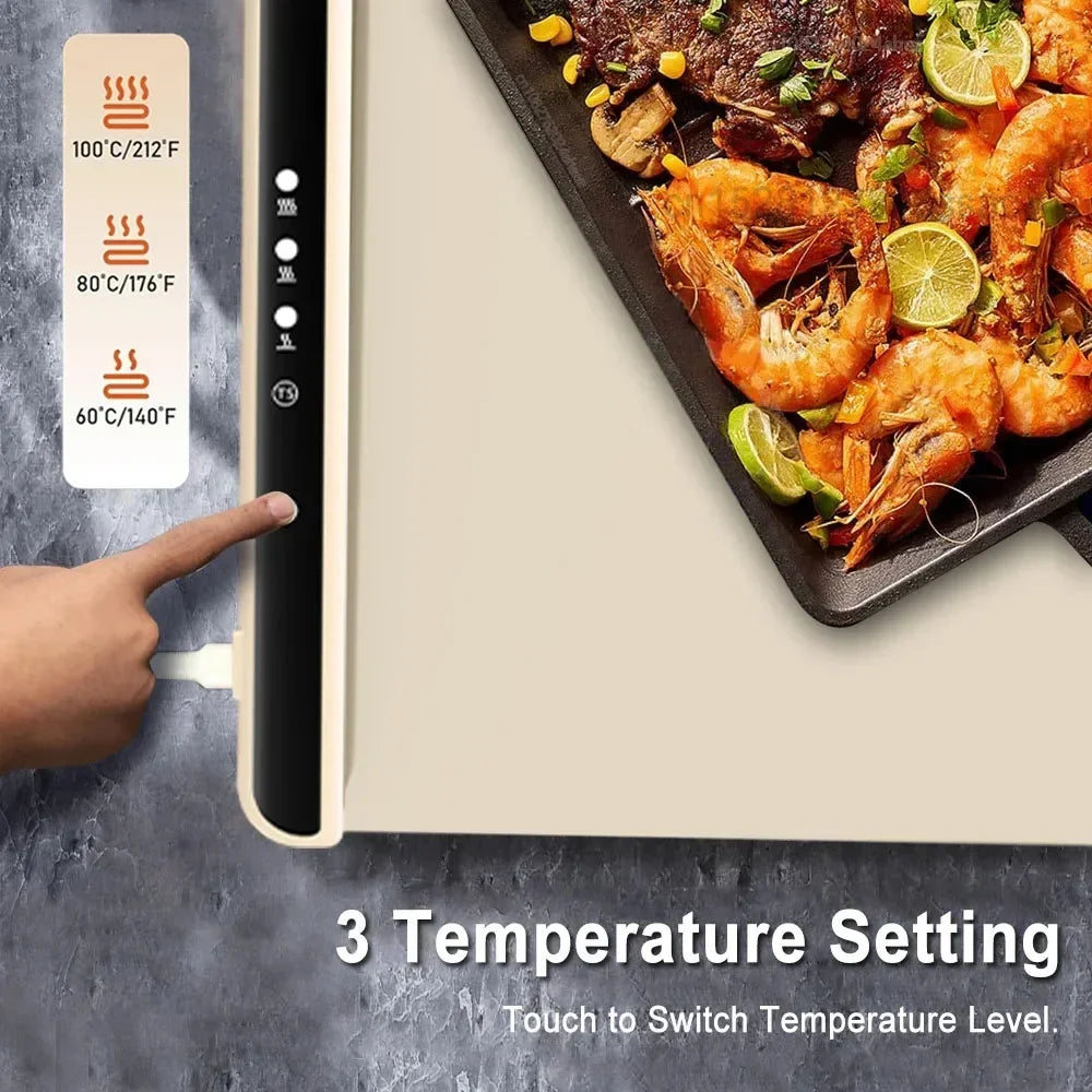 Foldable Electric Food Warming Tray – 43cm / 67cm