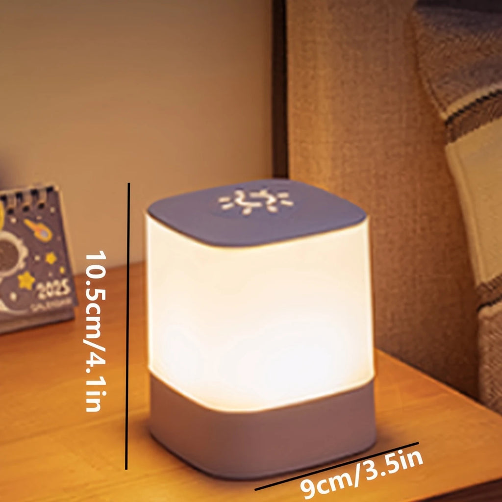 LED Night Light with Clock – Rechargeable