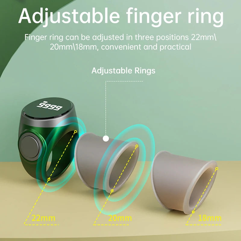 Digital Tasbih Finger Ring Counter